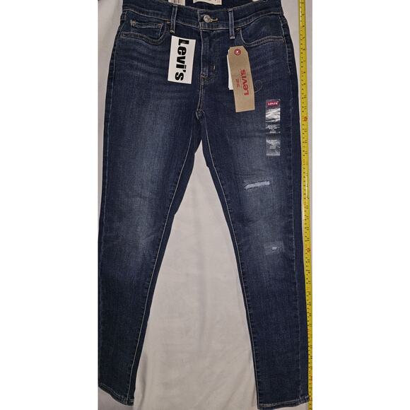 Levi's Women's 710 Super Skinny Jeans - Size 29x28 - Picture 2 of 8